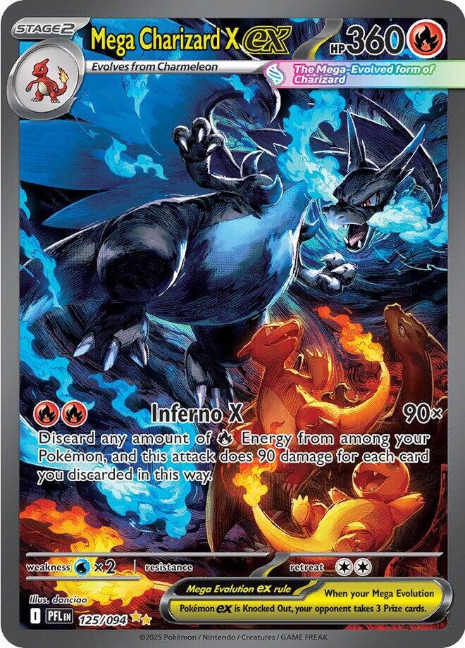 Mega Charizard Ex SIR 125 094 Phantasmal Flames Sweets And Geeks mega-charizard-ex-sir-125-094-phantasmal-flames-sweets-and-geeks