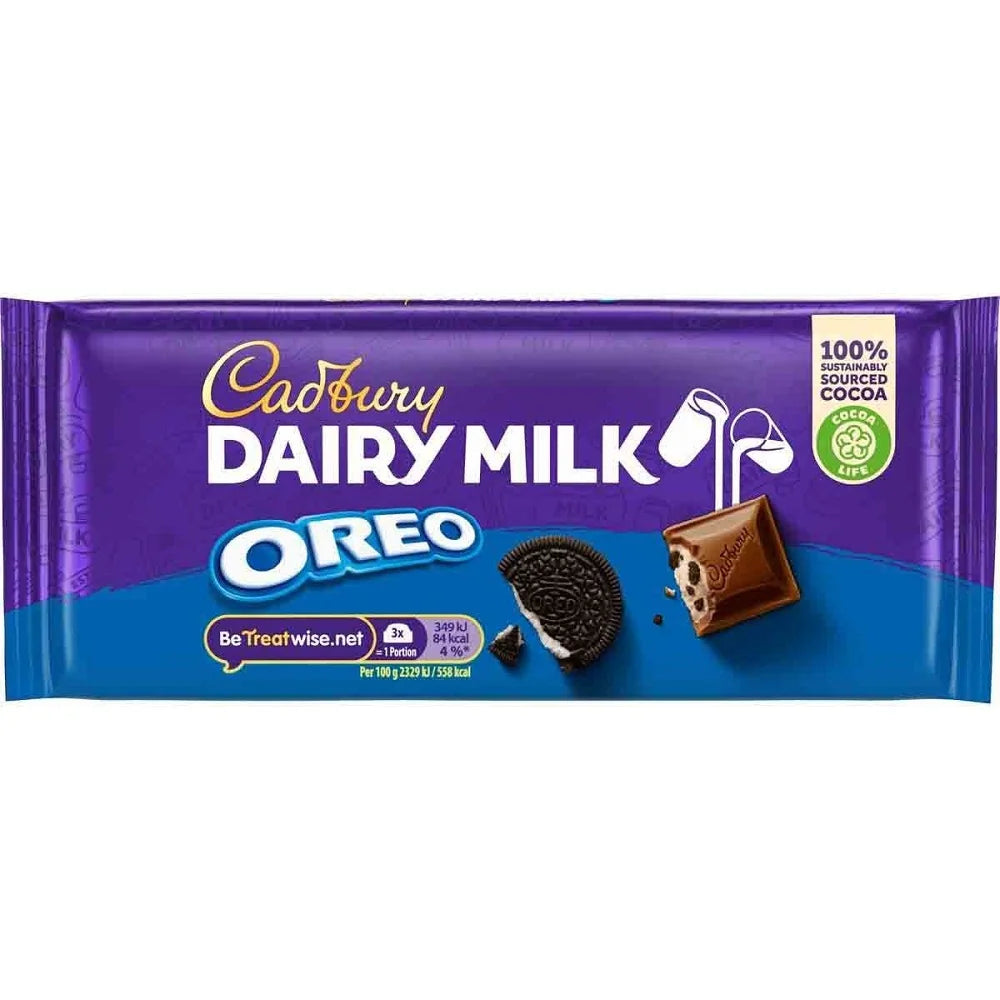 Cadbury Large Milk Chocolate Oreo 120g Bar Sweets And Geeks cadbury-large-milk-chocolate-oreo-120g-bar-sweets-and-geeks