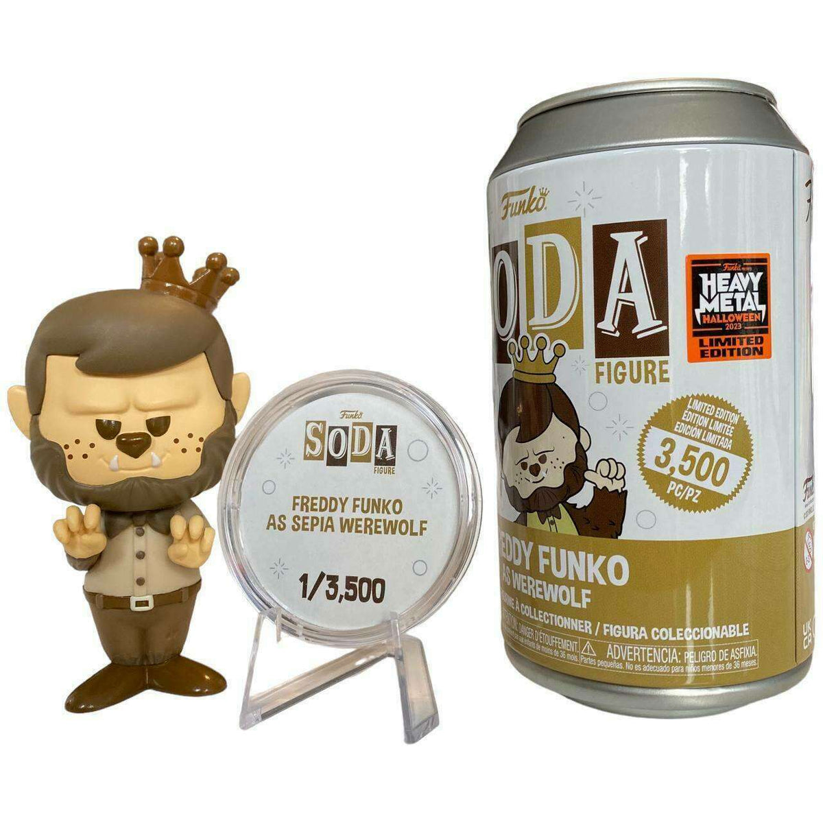Funko Soda: Freddy Funko - Freddy Funko As Werewolf (Heavy Metal