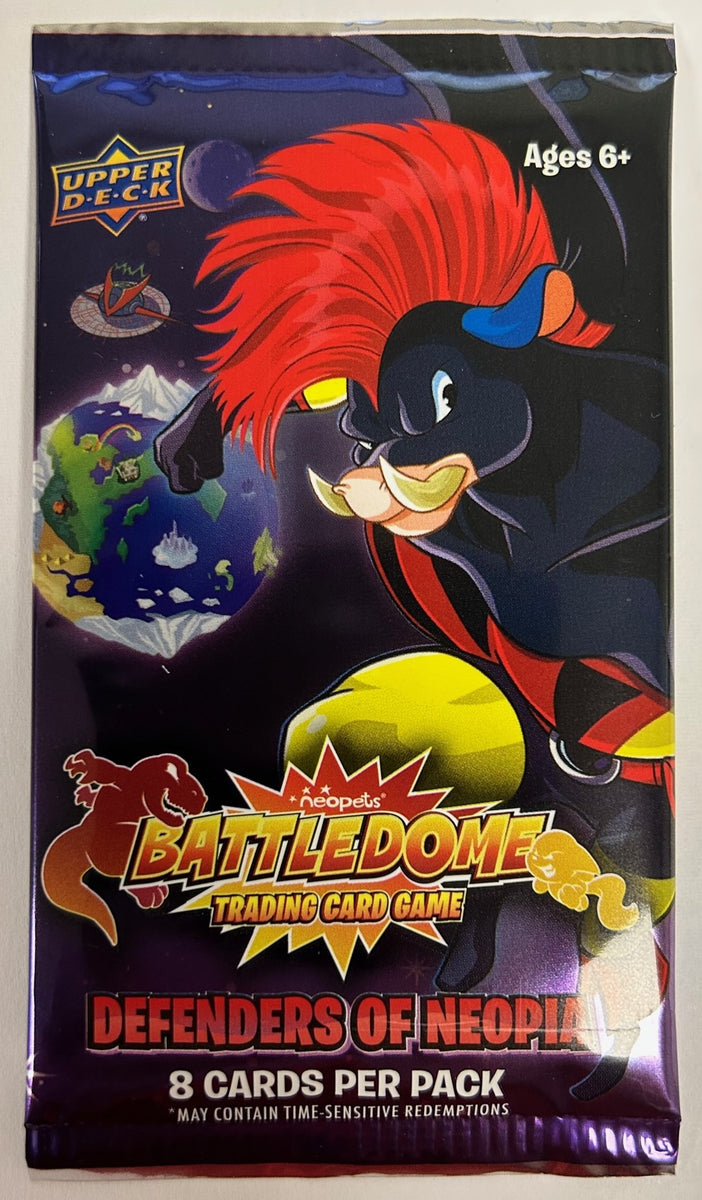 Neopets Battledome TCG: Defenders of Neopia Booster Pack Sweets and Geeks Neopets Battledome TCG: Defenders of Neopia Booster Pack Sweets and Geeks
