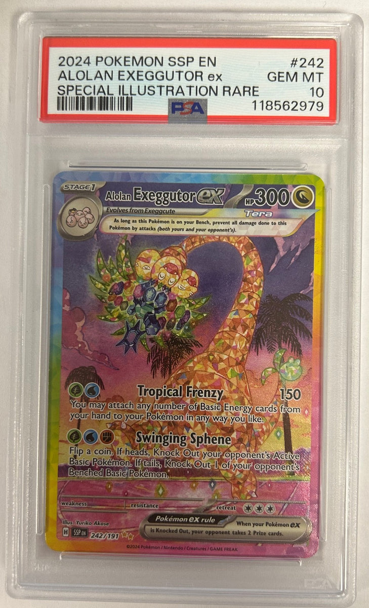 Alolan Exeggutor ex (Special Illustration Rare) SV08: Surging Sparks # – Sweets and Geeks