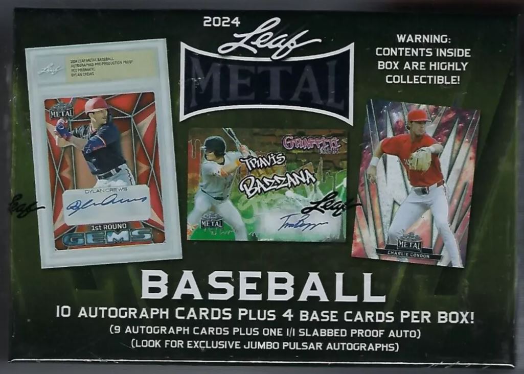 2024 Leaf Metal Baseball Jumbo Hobby Box Sweets and Geeks