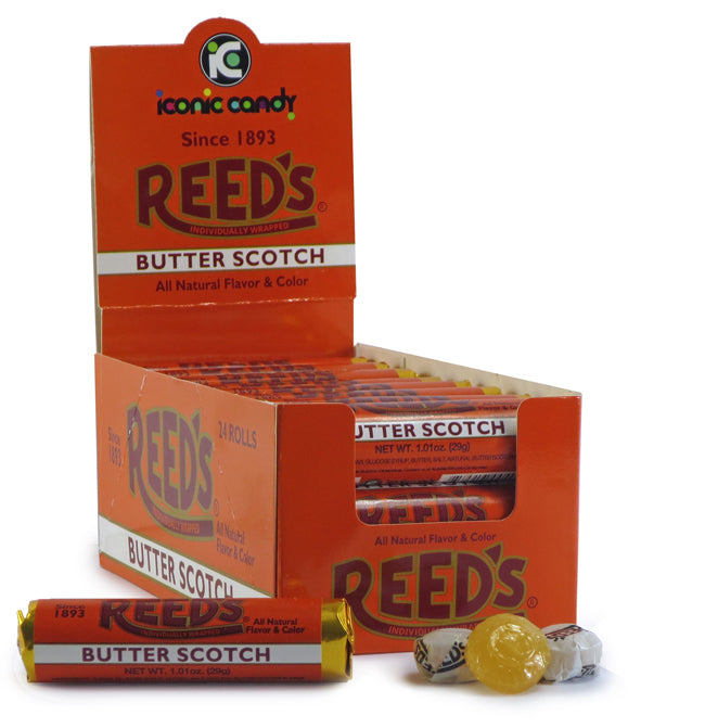 Reed's Butterscotch Candy Roll 1oz Sweets and Geeks