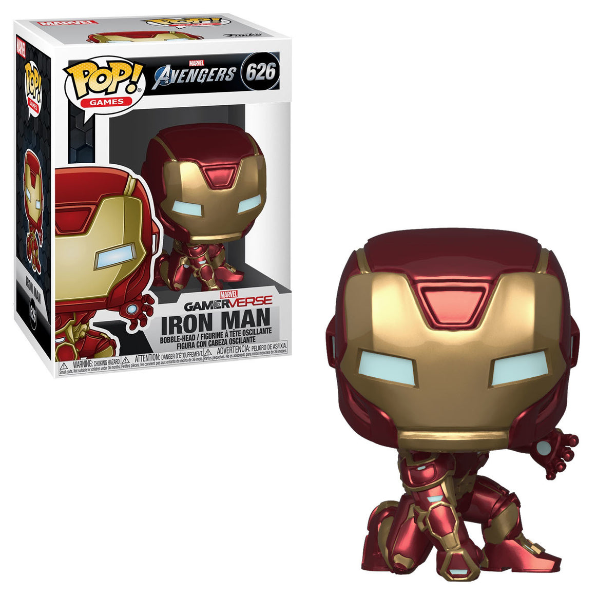 Soldes Funko Pop! Marvel: Avengers Endgame Iron Man Glow Edition