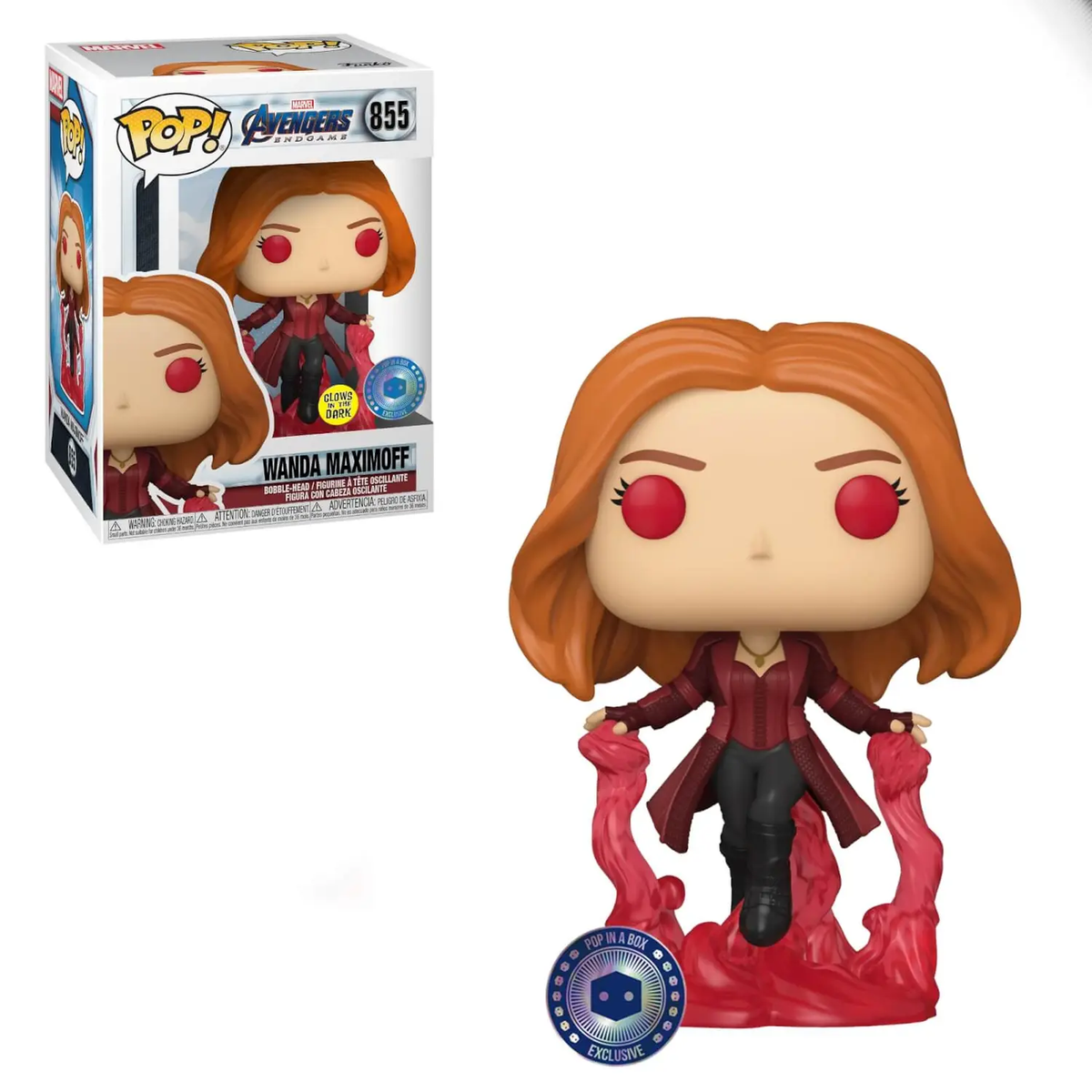 MARVEL - 【期間限定セール】 FUNKO POP! マーベル　ブラックウィドウ限定Box Funko Pop Marvel Wanda Vision BlackLight : Scarlet Witch