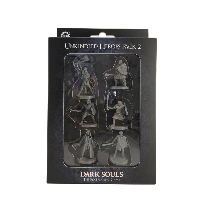 Steamforged Games Dark Souls The Role Playing Game: Unkindled Heroes Pack 1 Miniaturas y cartas de estadísticas Steamforged Games Dark Souls The Role Playing Game: Unkindled Heroes Pack 1 Miniaturas y cartas de estadísticas