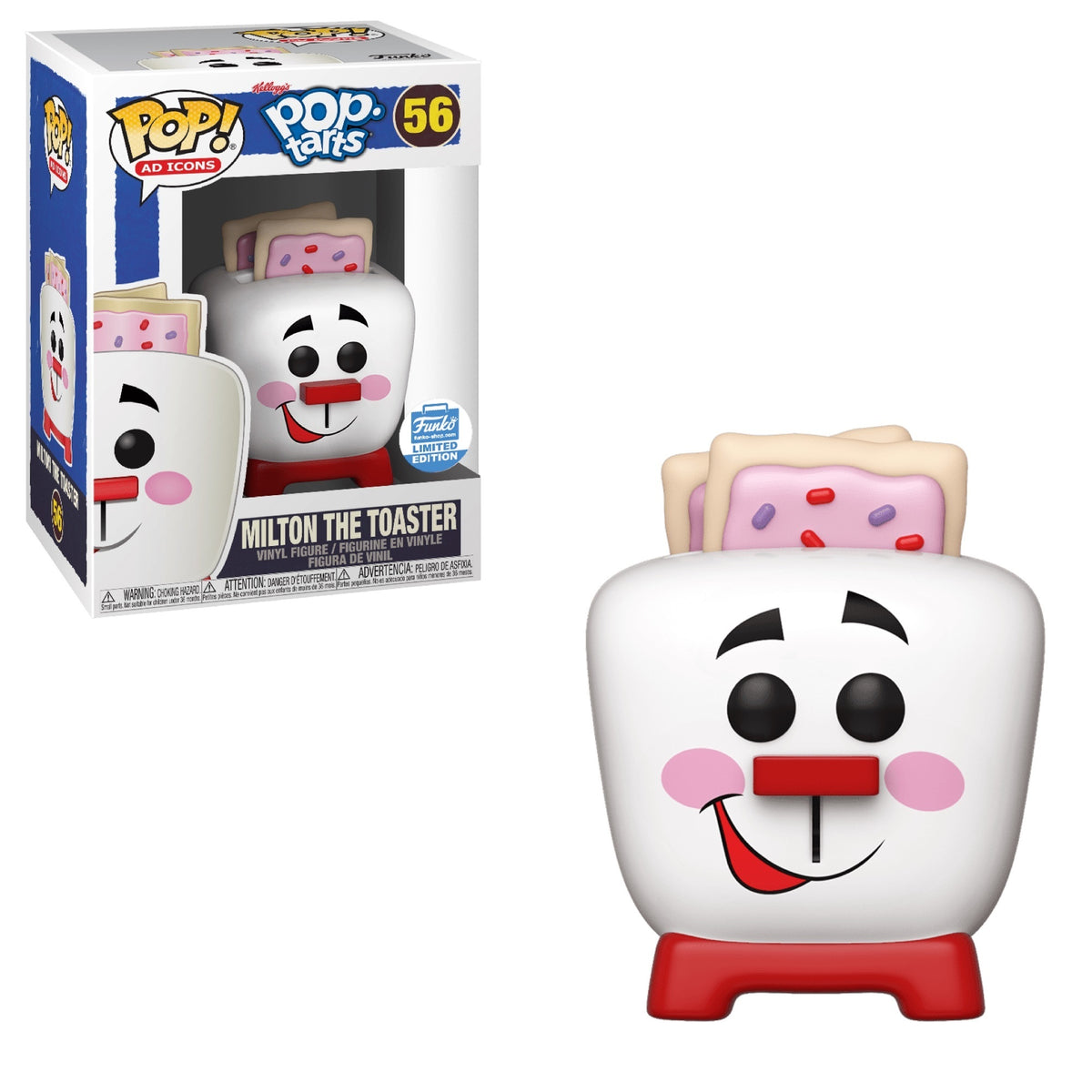 Funko Pop Ad Icons: Kelloggs - Pop Tarts Con Malteada De Fresa