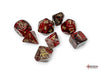 Borealis Cosmos/Gold 7-Dice Set Tube
