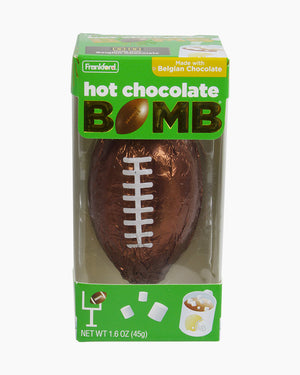 Hot Chocolate Melting Bomb Football Edition 1.6oz - Sweets and Geeks