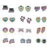 HELLO KITTY & FRIENDS 12 PACK EARRING SET