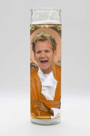 Saint Gordon Ramsey Candle - Sweets and Geeks