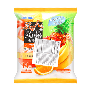 ORIHIRO Mixed Fruit Jelly Snacks 4.23oz - Sweets and Geeks