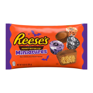 Reese's Halloween Miniature Peanut Butter Cup 9.92oz - Sweets and Geeks