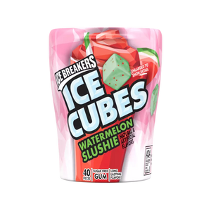 Ice Breaker Cubes Watermelon Slushie - Sweets and Geeks