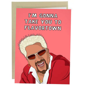 Flavor Town Greeting Card - Sweets and Geeks