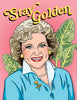 Betty White Stay Golden Birthday Card