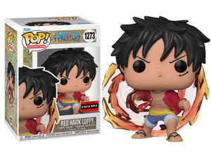Funko Pop! Animation: One Piece - Monkey D. Luffy Red Hawk (AAA Anime Exclusive) #1273 - Sweets and Geeks