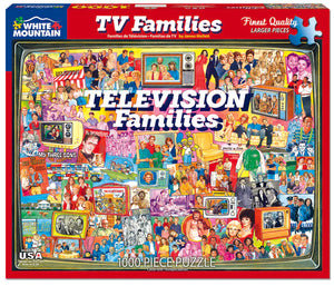 TV Families (1124pz) - 1000 Piece Jigsaw Puzzle - Sweets and Geeks