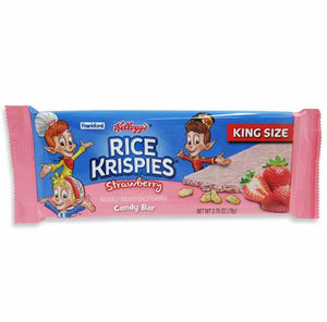 Kellogg's Rice Krispies Strawberry Candy Bar King Size 2.75oz - Sweets and Geeks