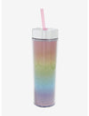 Rainbow Glitter Water Bottle - Sweets and Geeks