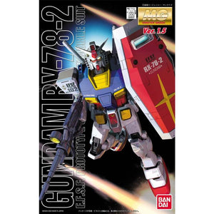 Mobile Suit Gundam MG Gundam RX-78-2 (Ver.1.5) 1/100 Scale Model Kit - Sweets and Geeks
