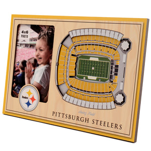 Pittsburgh Steelers 3D StadiumViews Picture Frame - Sweets and Geeks