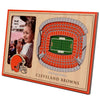 Cleveland Browns 3D StadiumViews Picture Frame - Sweets and Geeks