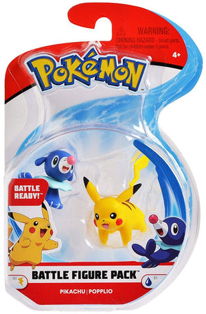 Pokemon Battle Figure Series 1 - Pikachu and Popplio - Sweets and Geeks