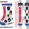 Transformers Split - Mens Crew Straight Socks