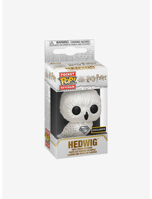 Funko Pop! Keychain: Harry Potter - Hedwig (Diamond Glitter) (BoxLunch Exclusive) - Sweets and Geeks