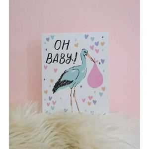 Oh Baby! Greeting Card - Sweets and Geeks
