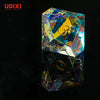 Rainbow Crystal Semi-Precious Gemstone Dice - Sweets and Geeks