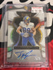 2022 Panini Select Football – Tyler Higbee Signatures White Prizm #SIP-TG 23/35
