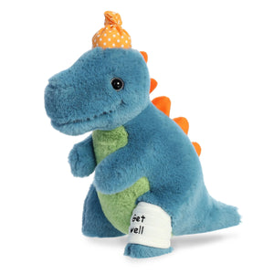 Get Well Dino 11.5" Plush - Sweets and Geeks