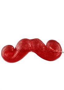 Gummy Mustache On A Stick 2-Pack - Sweets and Geeks
