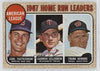 1968 Topps #6 American League Home Run Leaders card front