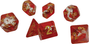 RPG Dice Set (7): Maple Leaf - Sweets and Geeks