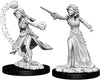 Pathfinder Deep Cuts Unpainted Miniature - W06 Female Human Wizard - Sweets and Geeks