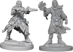 Pathfinder Deep Cut Unpainted Miniatures- W06 Male Human Wizard - Sweets and Geeks