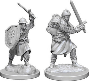 Pathfinder Deep Cuts Unpainted Miniatures: Infantry Men - Sweets and Geeks