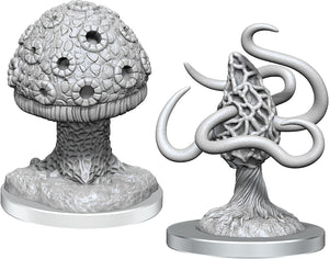 Dungeons & Dragons Nolzur's Marvelous Miniatures: W21 Shrieker & Violet Fungus - Sweets and Geeks