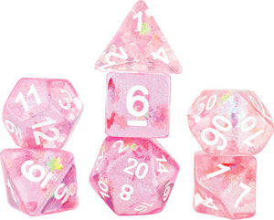 RPG Dice Set (7): Celestial - Autumn Dawn - Sweets and Geeks