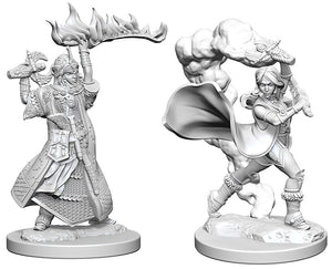 Pathfinder Deep Cuts Unpainted Miniatures: W01 Human Female Cleric - Sweets and Geeks
