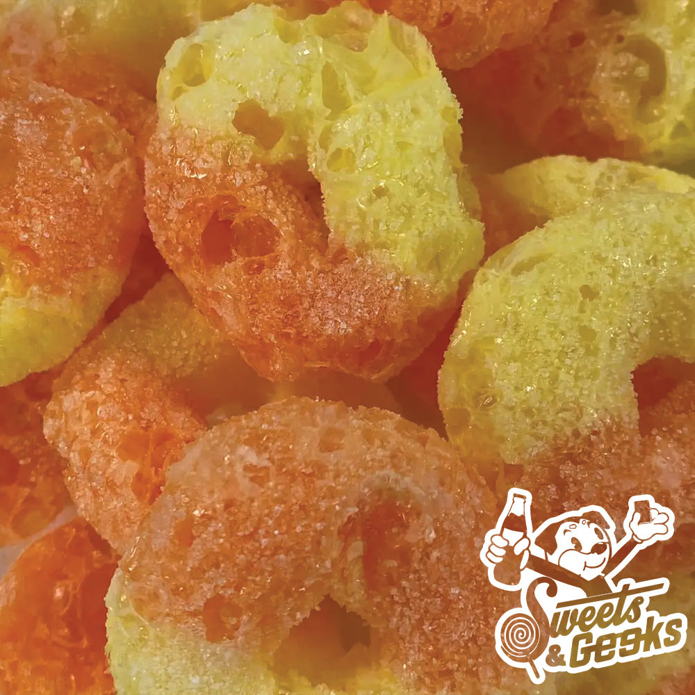 Freeze Dried Peach Rings - Peg bag – Sweets and Geeks