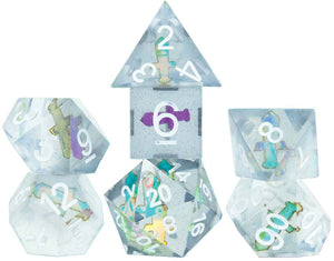 RPG Dice Set (7): Sharp Dagger - Sweets and Geeks