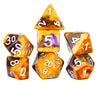 RPG Dice Set (7): Amethyst Geode - Sweets and Geeks