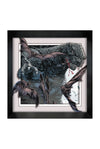 Godzilla - Bats Swarming Framed Print