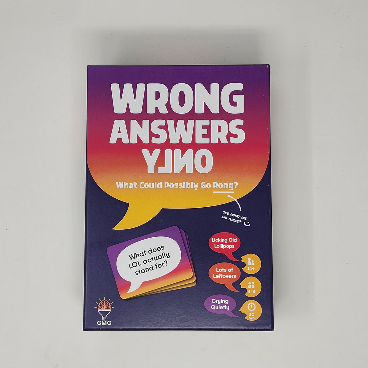 Wrong Answers Only – Sweets and Geeks