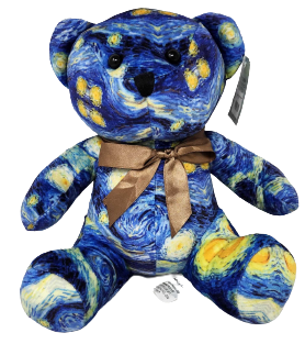 [Pre-Owned] Starry Night Van Gough Bear Plush - Sweets and Geeks