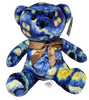 [Pre-Owned] Starry Night Van Gough Bear Plush - Sweets and Geeks